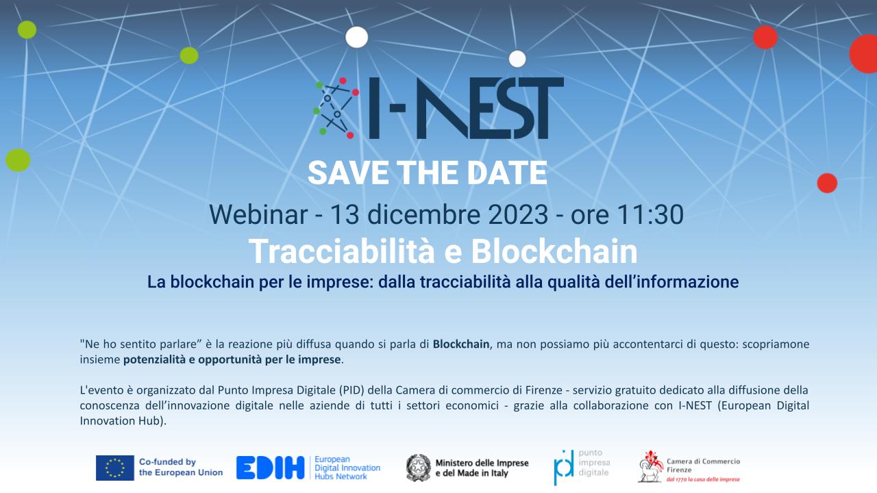 CCIAA+di+Firenze+-+Tracciabilità+e+Blockchain+-+13+dicembre+2023