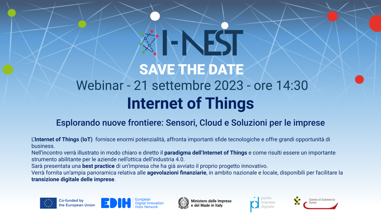 CCIAA Cuneo - Internet of Things - 21/09/2023
