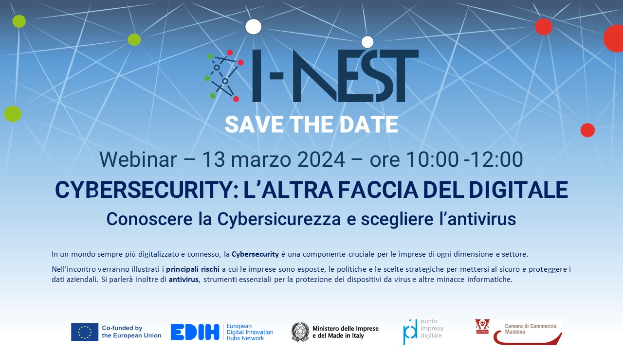 CCIAA Mantova - Cybersecurity: l'altra faccia del digitale - 13 marzo 2024